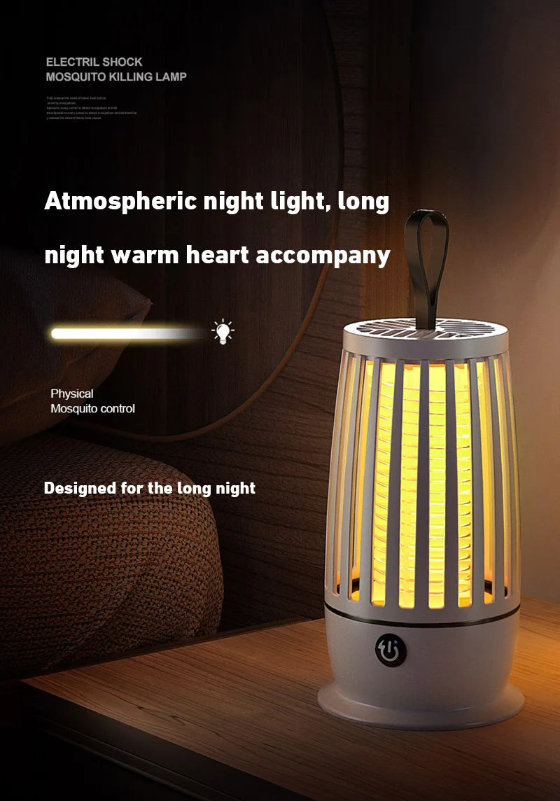 2026 USB Rechargeable Fly Trap Electric Mosquito Killer Lamp Mute Insect Repellent For Outdoor Indoor Anti Mosquito Zapper New