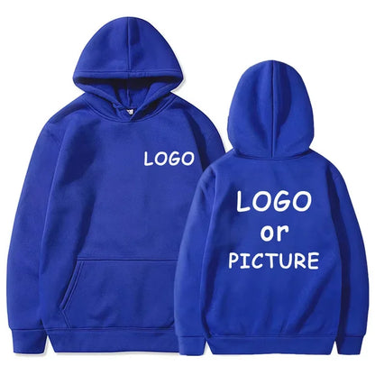 Hoodie Eget Logotyp & Tryck – Enfärgad | Reklamkläder & Streetwear