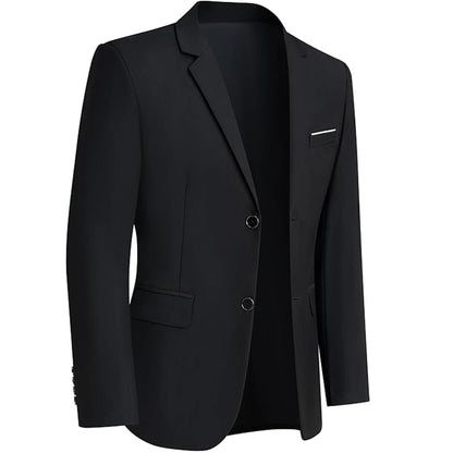 ZHUOLIN Herrkavaj Slim Fit – Sträcktyg Formell Bröllop Kontor Sport Marinblå Grå Svart Vinröd EU S–3XL