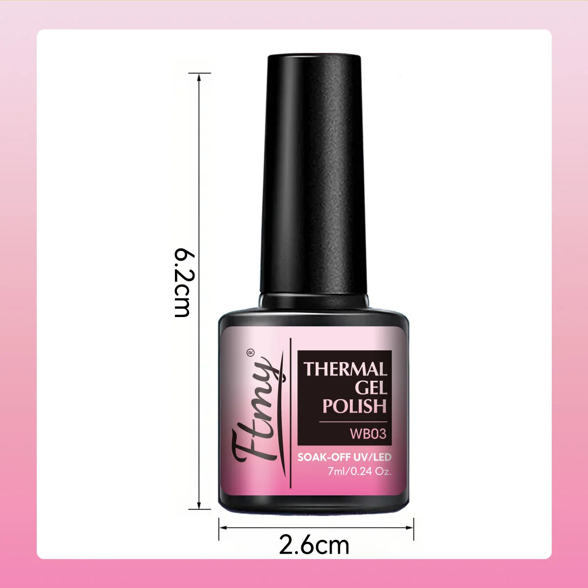 Color Changing Gel Nail Polish, Temperature-Sensitive, 7ml, Lead-Free, No Fragrance, Nail Art Manicure Gel Polish For Salon Use