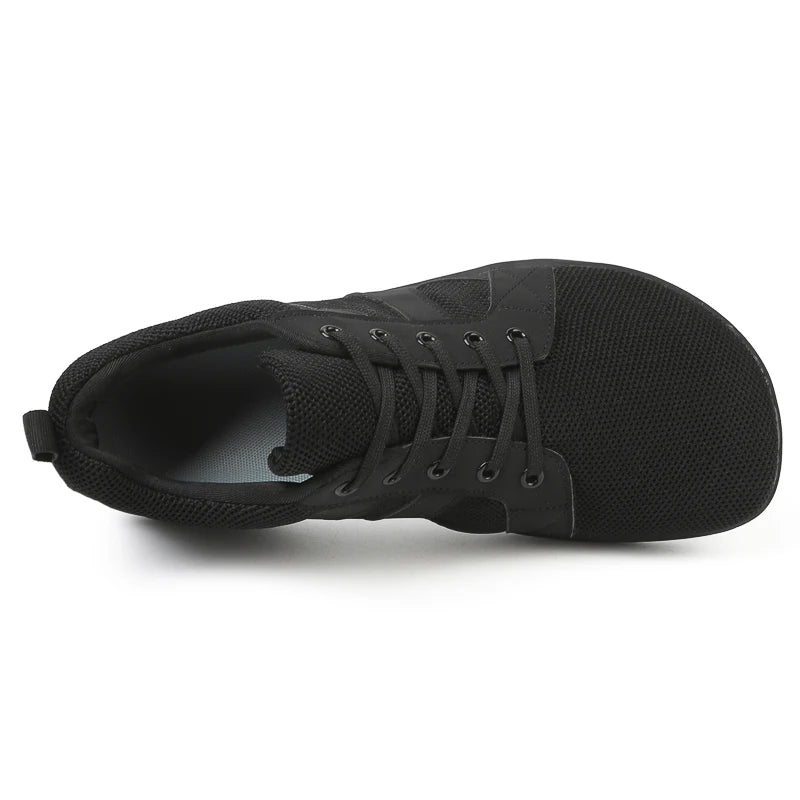 Men Barefoot Walking Wide Toe Box Zero Drop Minimalist Sneakers Non Slip Comfortable Walking Shoes Breathable Running Shoes