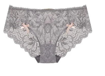 Dam Viktoriansk Spets Lingerie Set – Push-up Halvkupa Trådlös BH & Trosor Samlande, 4 Färger S–4XL