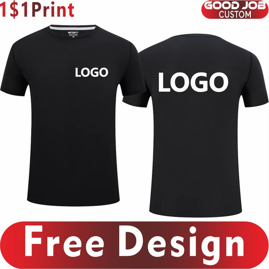 Herr Sport T-Shirt 2026 – Anpassningsbar Logotryck Brodyr Elastisk Quick Dry 9 Färger Asian S–4XL