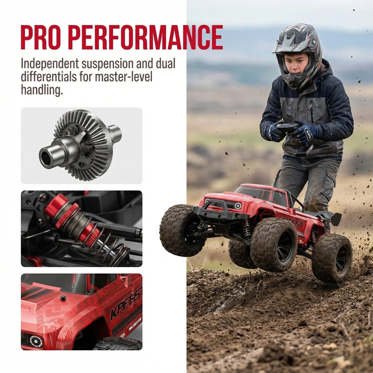KF18 1/14 RC Drift Car 80KM/H 4WD 2.4G High Speed Off-Road Racing Car Brushless 3S Remote Controller Car Truck Toy For Gift
