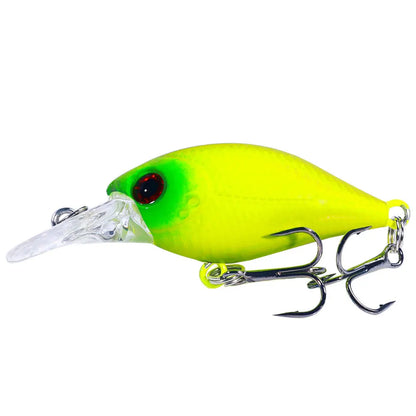 Topwater Crankbait Lures 5Pcs 4.4g 5cm Artificial Wobbler Bait For Bass Pike Rockfish Freshwater Fishing Tackle