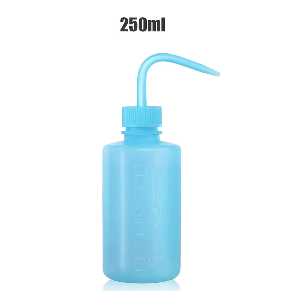 Tattoo Wash Bottle Safety Bottles Watering Tools Plastic Squeeze Bottle with Scale Labels for Succulent Cleaning Washing Tattoo