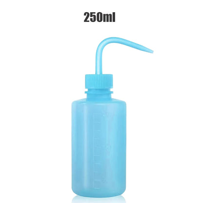 Tattoo Wash Bottle Safety Bottles Watering Tools Plastic Squeeze Bottle with Scale Labels for Succulent Cleaning Washing Tattoo