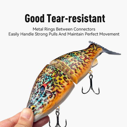 LEYDUN JOINTED CLAW SATCHET 184mm 2.5OZ Fishing Lures Joint Body Glide Swimbaits Floating Powerful S-Shaped Big Hard Baits Bass