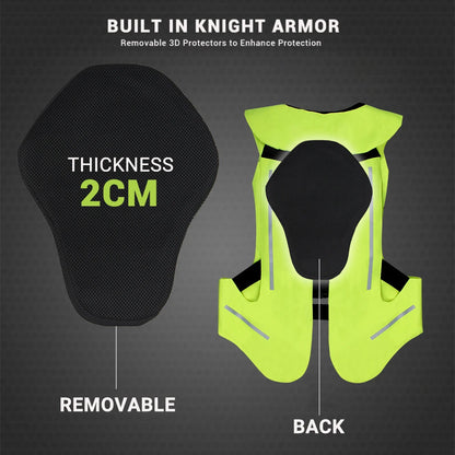 Motorcycle Airbag Vest Motorcycle Jacket Safty Life Jacket Moto Air Bag Vest Motocross Riding CE Airbag Reflective Safety Vest