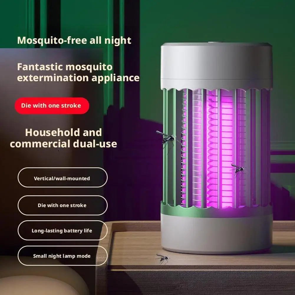 Electric Shock Mosquito Killer Lamp UV Light USB Anti Mosquito Trap For Bedroom Outdoor Camping Use Kills Moths Wasps Gnats