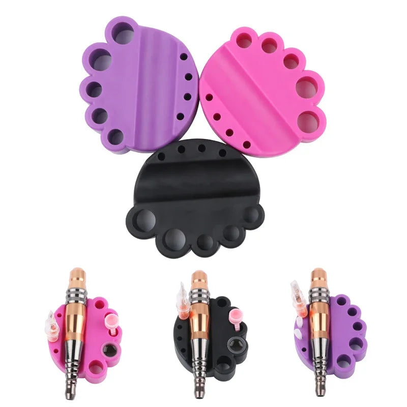 1PCS Claw Shape Tattoo Paint Cup Holder Tattoo Ink Cup Pigment Cup Tatu Machine Pen Stand Holder For Tattoo Machine Accessories