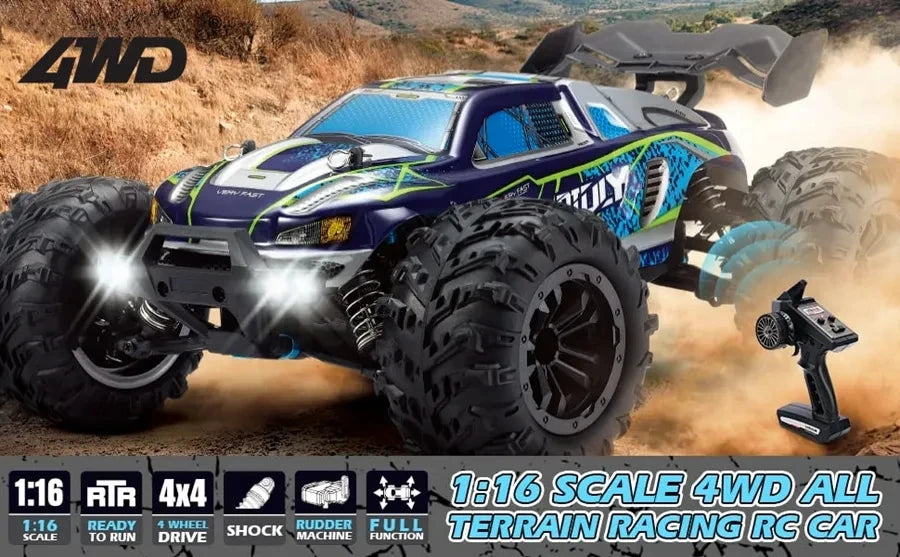 4WD radiostyrd bil i skala 1:16 med 4 kanaler