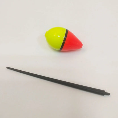 FREE FISHER 10pcs/Lot Lighted Fishing Floats,8cm Bobbers,Collection Cork Buoy Paulownia Wood Floats Plastic Stick Buoyancy 2g