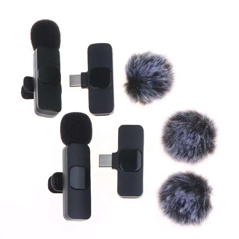 K9 Wireless  Microphone Mini Audio Video Recording Mic For Phone Android Laptop Live Gaming Mobile Phone Microphone