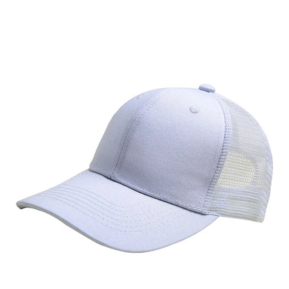Professional Custom Logo Mesh Cap Sunscreen Sun Visor Cap Casual Sun Hat Designer Snapback Caps Printing Embroidery Baseball Cap