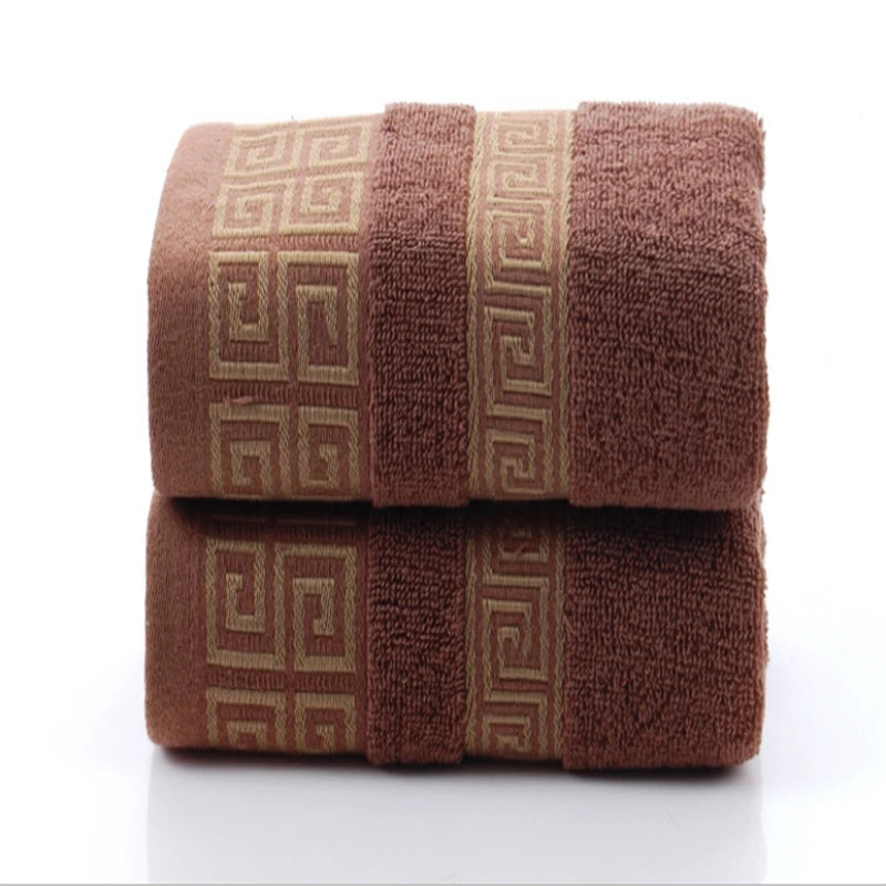 100% Pure Cotton Towel 34x73cm Embroidered Towels  For Adults Quick-Dry Thicken Soft Face Towels Absorbent