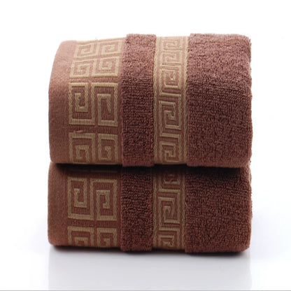 100% Pure Cotton Towel 34x73cm Embroidered Towels  For Adults Quick-Dry Thicken Soft Face Towels Absorbent