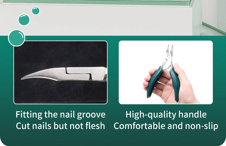 40Pcs Manicure Set Nail Clippers Kit Cuticle Scissors Stainless Steel Foot Care Tools with Leather Case Foot Rasps Callus Shaver