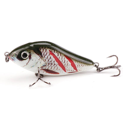 GOBASS Slider Jerkbait 6cm/8cm/10cm Slow Sinking Musky Wobbler Pike VIB Hard Bait Crankbait Plastic Fishing Lures Pesca Leurre
