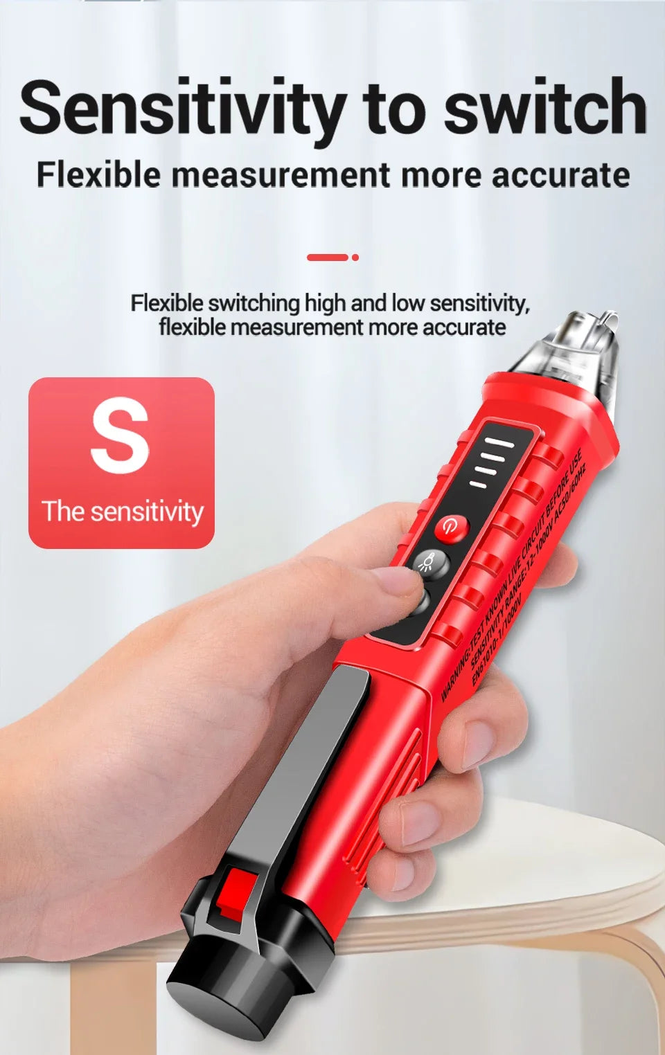 ANENG SZ308 digital multimeter med VD802-spänningspenna