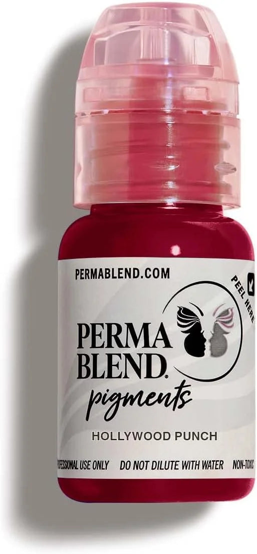 15ML 0.5oz Permanent Makeup Pigment - Long-lasting Professional Tattoo Ink for Microblading Eyebrow & Lip Tattoo Supplies