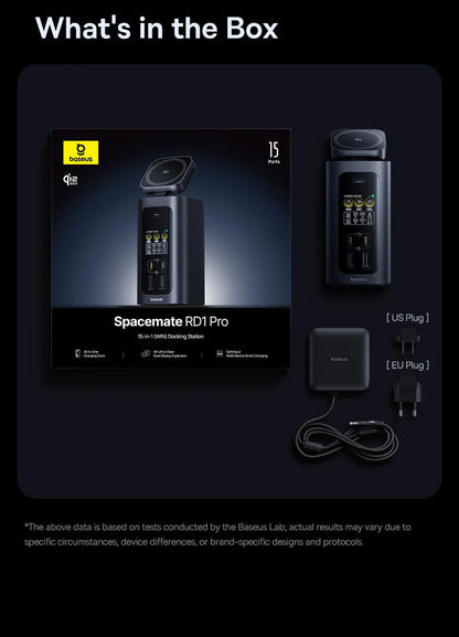 Baseus Spacemate RD1 Pro USB-C-docka – 11/12/15-i-1