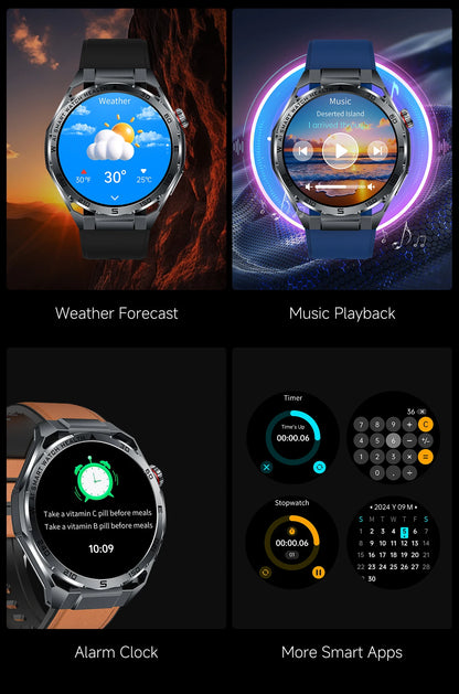 2026 New AI Health Care Accurate Detection ECG Smart Watch Blood Pressure lipids Uric Acid Analysis Bluetooth Call Smart Watches