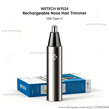 WETECH W1524 näs- och öronhårstrimmer med USB-C-laddning