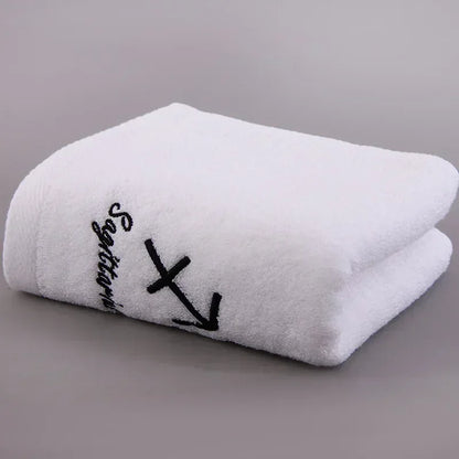 12 Constellation Letters Towel Embroidery Cotton Absorbent Quick Dry Lovers Gift Thickened Sport Soft fashion Face Towel 35x75cm