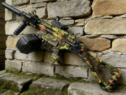 Gel Blaster Vattenpiskol 7.4V Automatisk med 30M Räckvidd