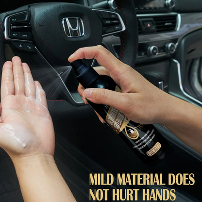 AIVC Interior Detailer Leather plastic Rubber Dressing Ceramic Black Shine Trim Restorer Car Auto Polish Cleaning Products