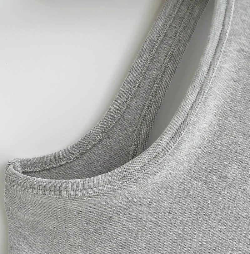 Summer U-neck Sculpted Square Neck Tank Top for Women New 2025 Fashionable Sleeveless Top