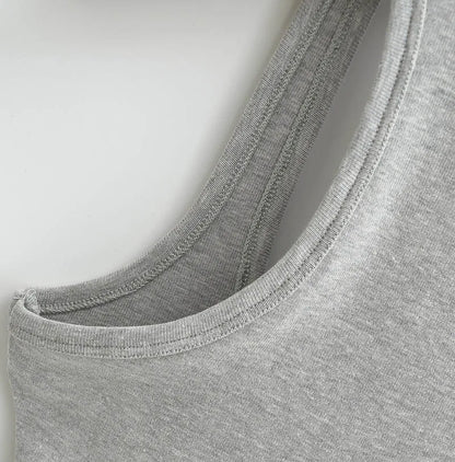 Summer U-neck Sculpted Square Neck Tank Top for Women New 2025 Fashionable Sleeveless Top