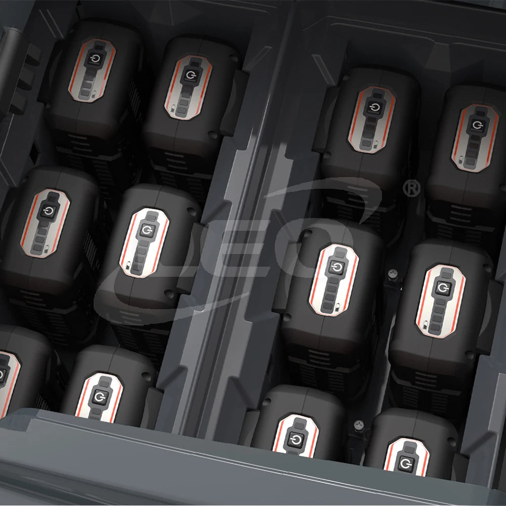 Batteridriven åkgräsklippare