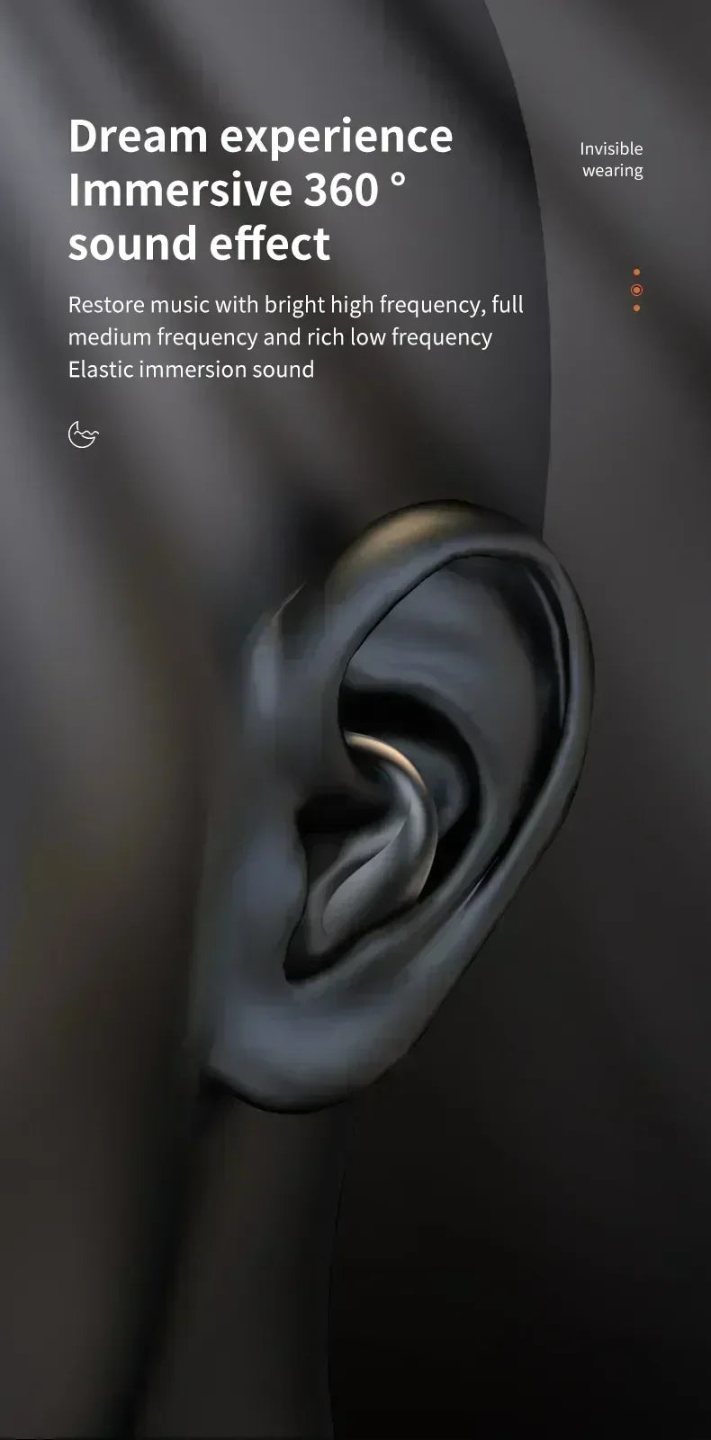 X55 True Wireless Earbuds – Bluetooth 5.0 HiFi Stereo Brusreducering Sport Gaming Sleep 350mAh Fodral Lila Svart Blå Vit Khaki