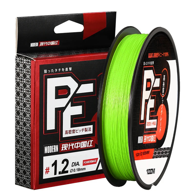 ZUKIBO Firebird Never Faded 8 Strands Braided Fishing Line Japanese High Quality 8x Multifilament PE Wire Power Saltwater Line