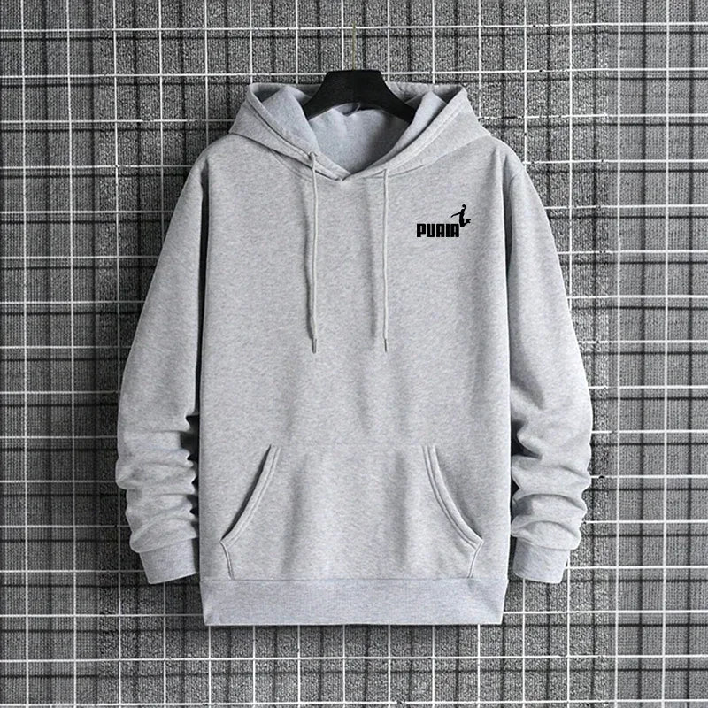 2026 New Men's and Women's Hoodies Urban Casual Fashion Sport Pullover High Quality Solid Color Hooded Sweatshirt