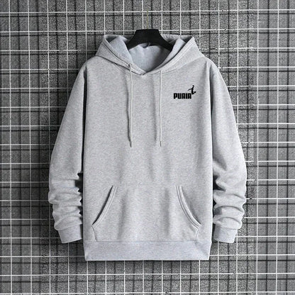 2026 New Men's and Women's Hoodies Urban Casual Fashion Sport Pullover High Quality Solid Color Hooded Sweatshirt