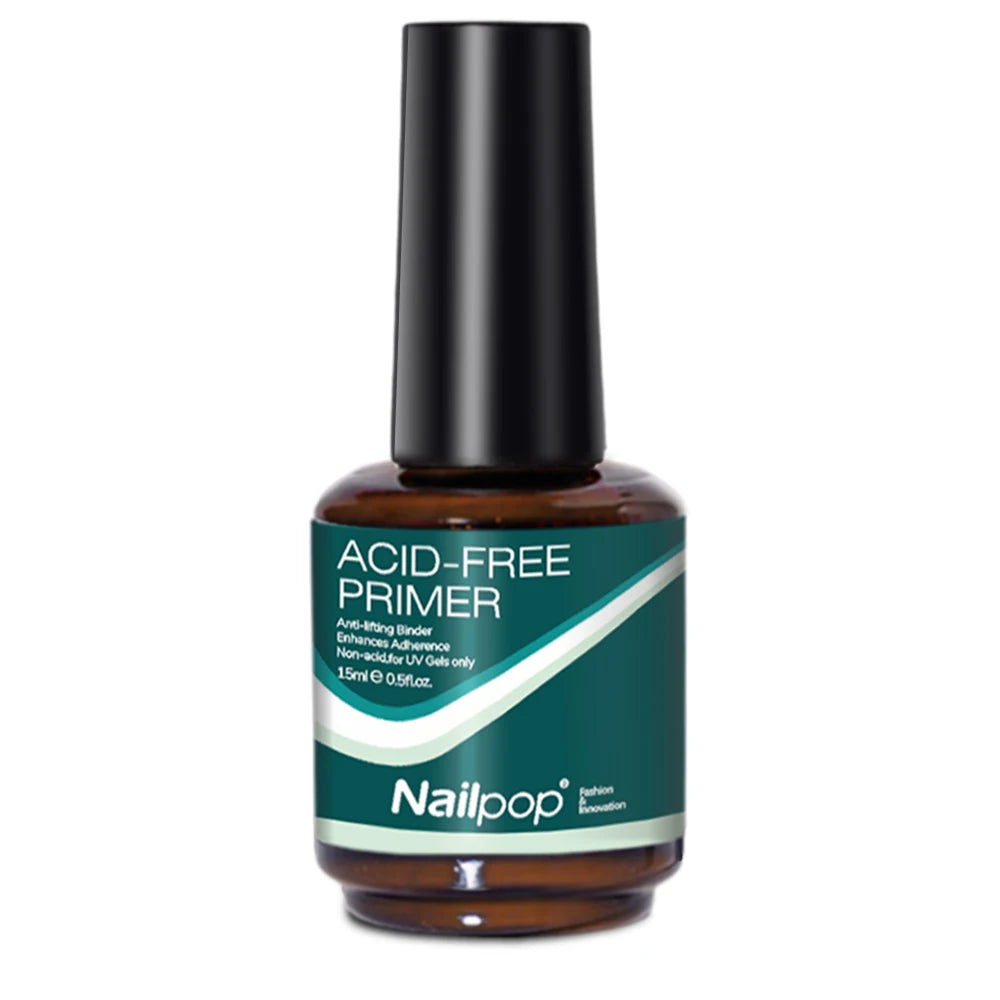 NAILPOP Nail-Primer And Nail Prep Dehydrator 15ML Nail Polish Soak Off UV/LED Base Primer Gel First Nails Gel for Manicure Tools