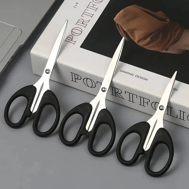 2/3Pcs New Office Scissors Student DIY Handcraft Paper Cutting Knife Home Art Stainless Steel Children's Scissors Office Supply