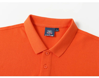 Polo-shirt med Eget Tryck eller Logotyp – 100% Bomull, Unisex S–6XL (Asian)