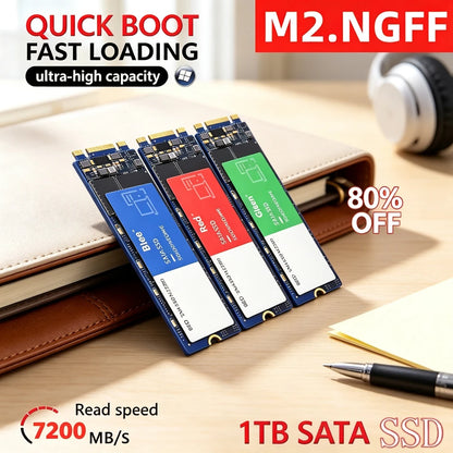 Brand+ M.2.2280 NGFF SSD ultra-high capacity portable Internal Solid State Drive 1TB 2TB for Laptop Desktop PC PS5 game Backup