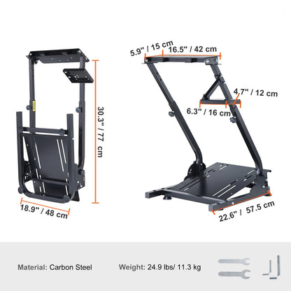 Racing Simulator Self-Career Steering Wheel Stand with Optional Shifter Mount for Xbox PS PlayStation for Logitech G27 G29 Gaming Wheel Stand Wheel Pedals