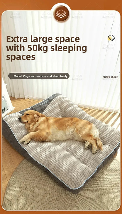 Winter Dogs Cats Bed Mat Large Dog Mat Warm Pet Nest Kennel for Small Medium Large Puppy Kitten Plus Size Sleeping Mattress