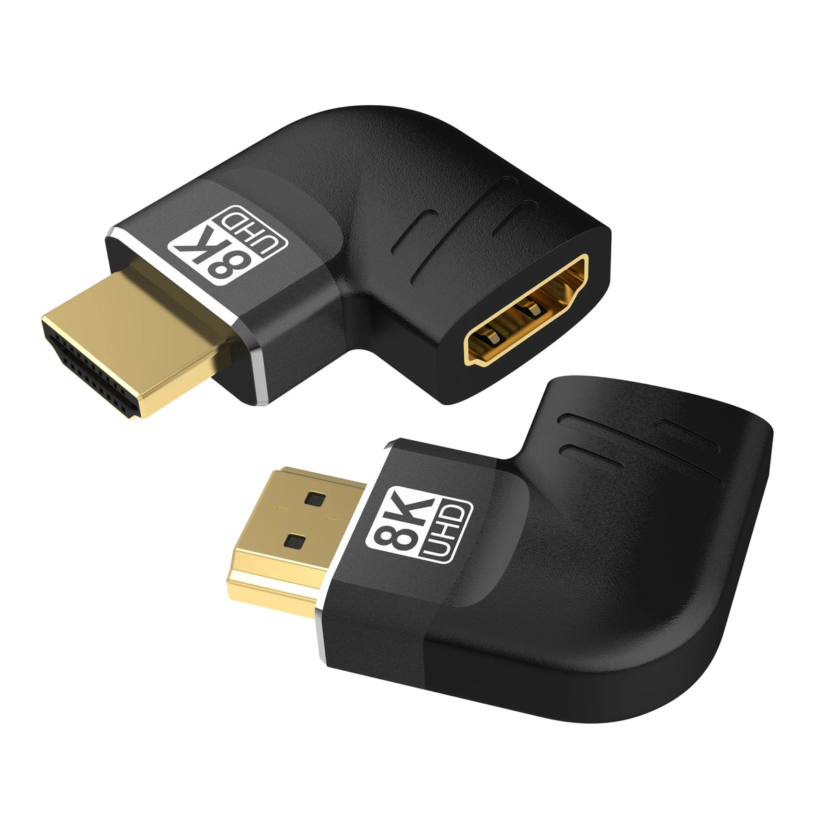 HDMI 2.1-adapter med 90° eller 270° vinkel – 8K 60 Hz