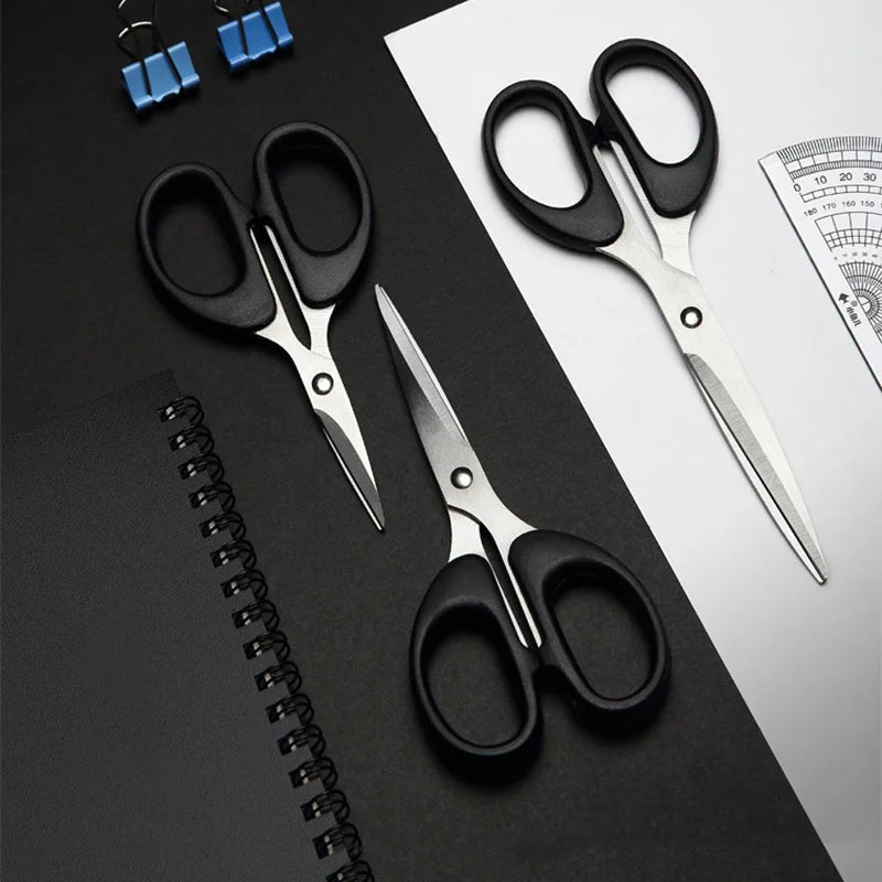 2/3Pcs New Office Scissors Student DIY Handcraft Paper Cutting Knife Home Art Stainless Steel Children's Scissors Office Supply