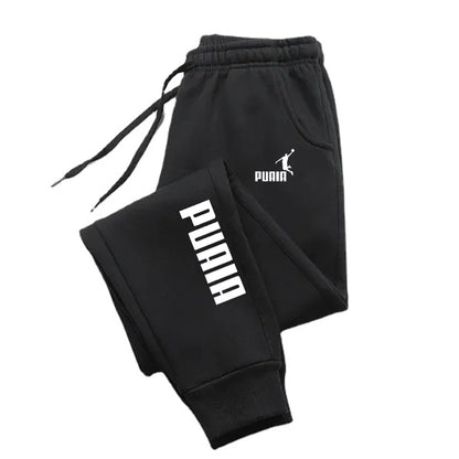 Herr Sweatpants med Tryck – Harajuku Streetwear Jogging Sport Lös Casual Höst/Vinter, 3 Färger S–3XL