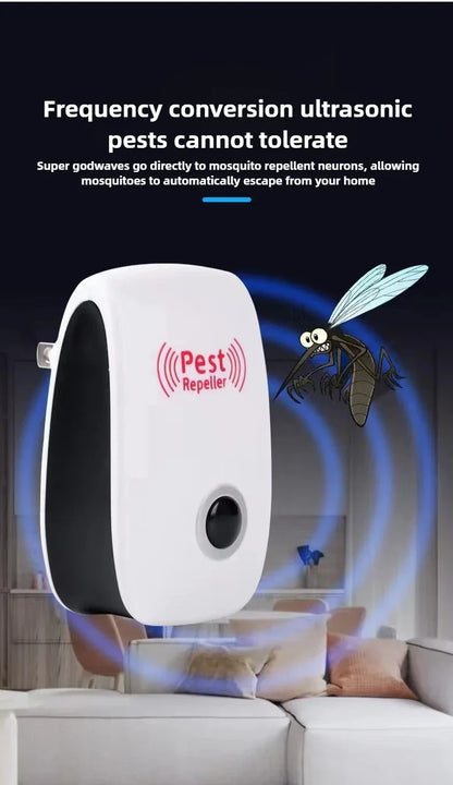 Ultrasonic Rat Destruction Mosquito Killer Repellent Pest Control Safe Effective For Home Garden Indoor Outdoor Insect Repeller