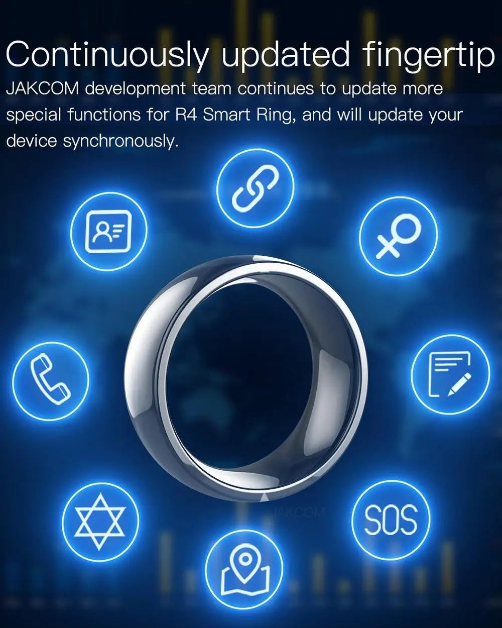 Jakcom NFC Smart Magic Finger Ring, New Technology IC/ID Module Access Card Phone Smart Accessories Fashion Ring for Android IOS