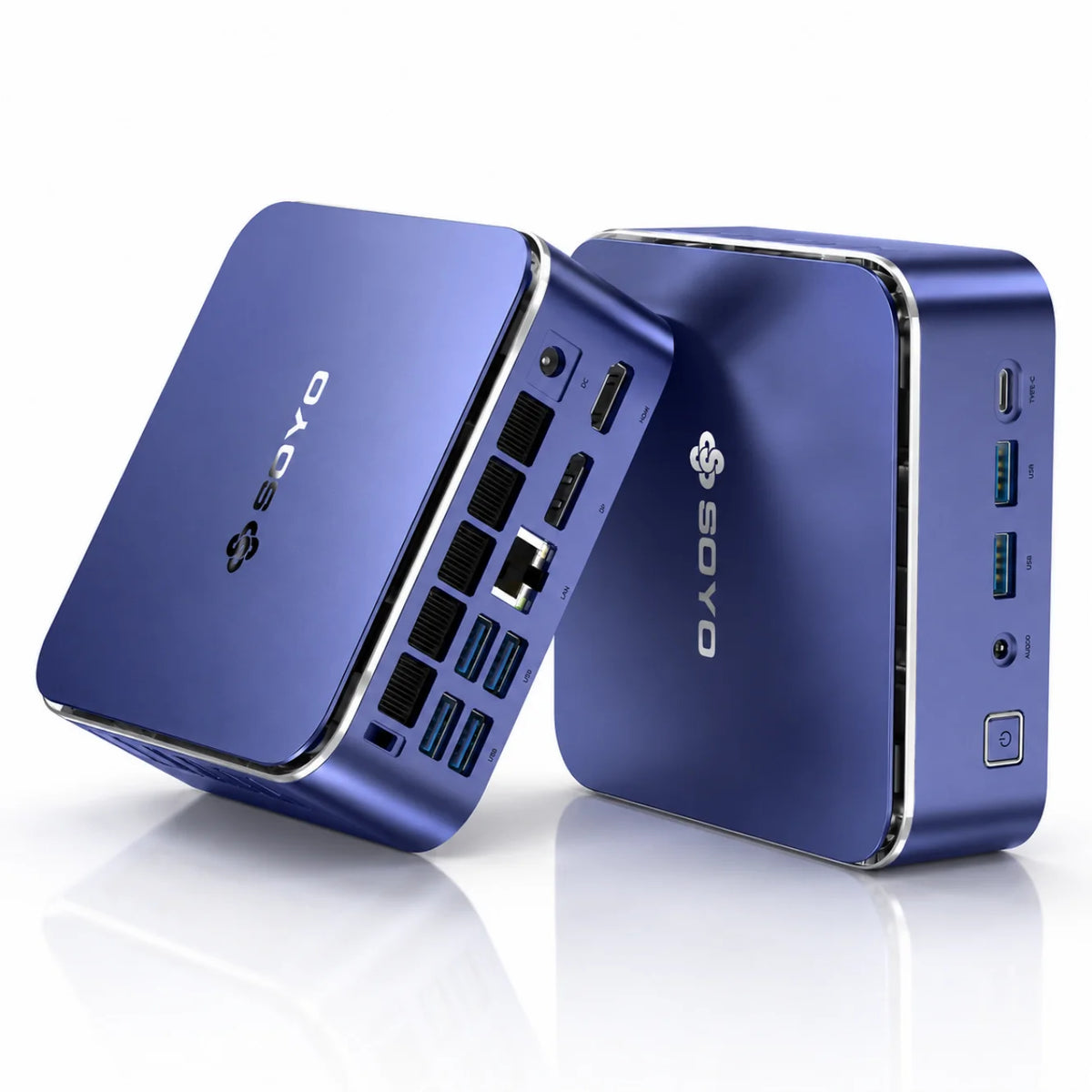 SOYO S5 Air mini-PC med Ryzen 5 7535HS, 16 GB RAM och 512 GB SSD